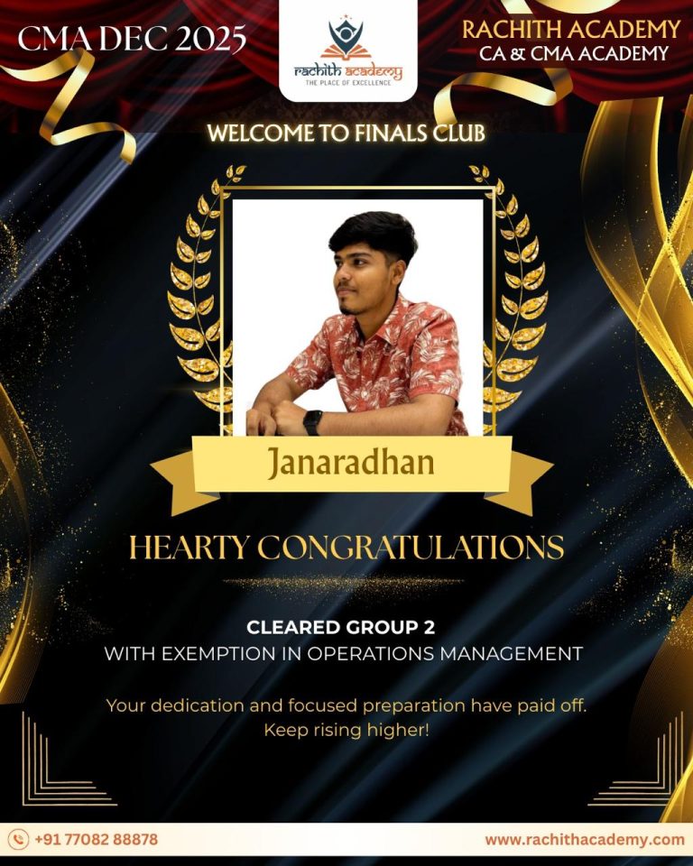 Rachith Academy achievers